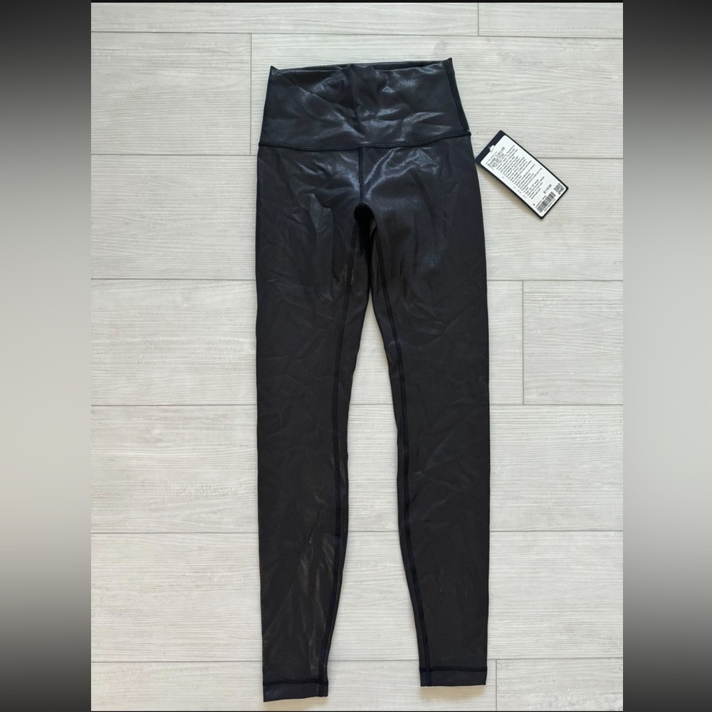 Brand New Lululemon Wunder Train High Rise Leggings 28” Foil